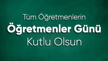 Başkan'dan Öğretmenler Günü Mesajı